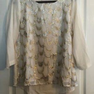 Skies Are Blue Bling Top L